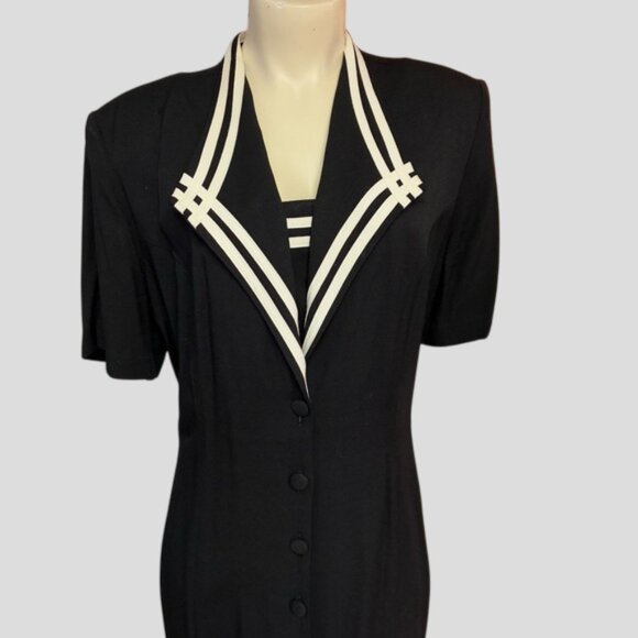 Vintage Tradition Black Maxi Dress - Picture 2 of 16